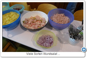  Viele Sorten Wurstsalat ...