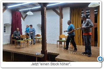 Jetzt "einen Stock höher".