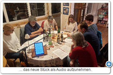 ... das neue Stück als Audio aufzunehmen.